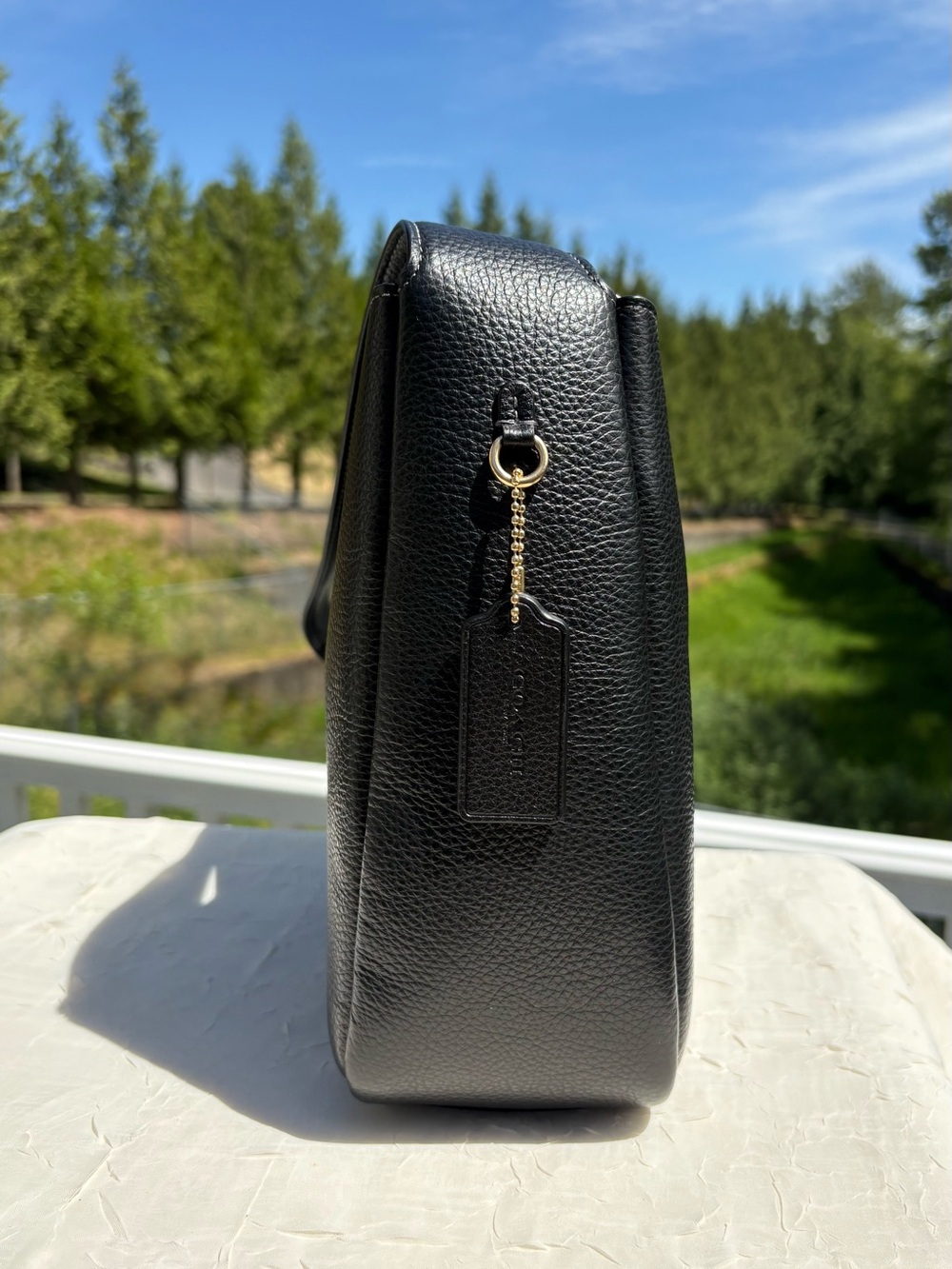 COACH Hadley Convertible Crossbody Bag In Black CW002 - Picture 3 of 10